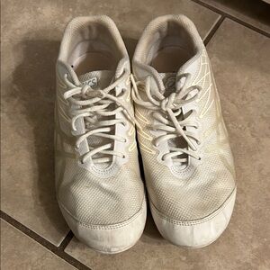 ASICS 5 white cheer shoes